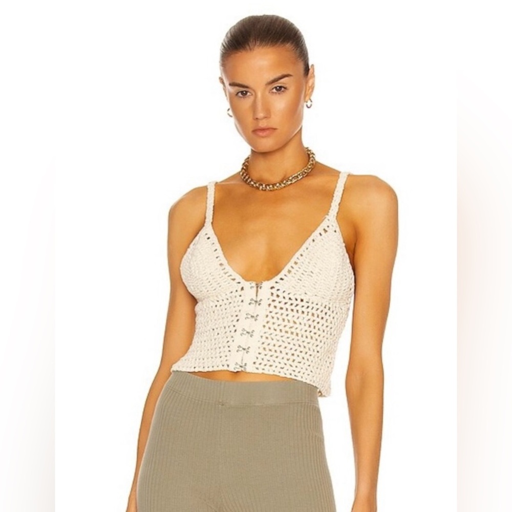 Jonathan Simkhai Minnie Crotchet Tank
Top Egret